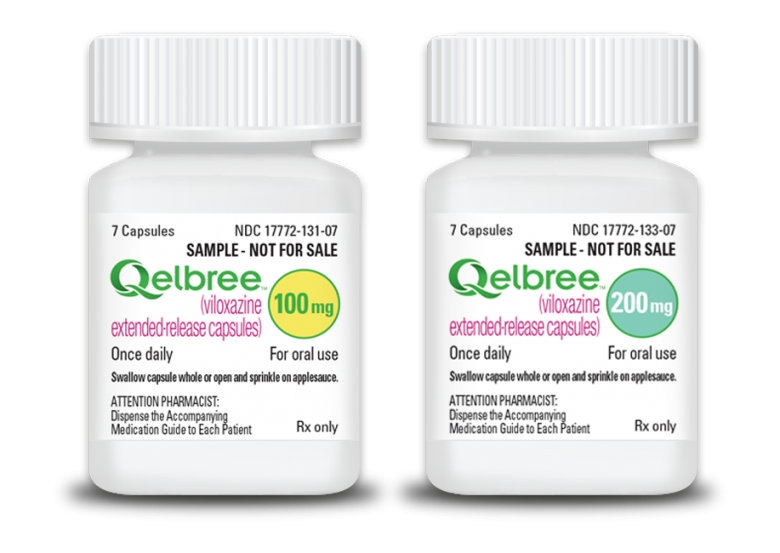 Qelbree sample kit bottles